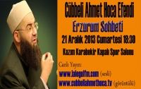Cübbeli Ahmet Hoca Erzurum&#039;da