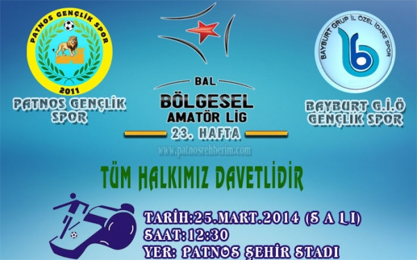 Patnos Gençlik Spor - Bayburt Grup Ö.İ. Gençlik Spor