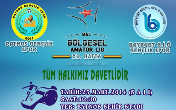 Patnos Gençlik Spor - Bayburt Grup Ö.İ. Gençlik Spor