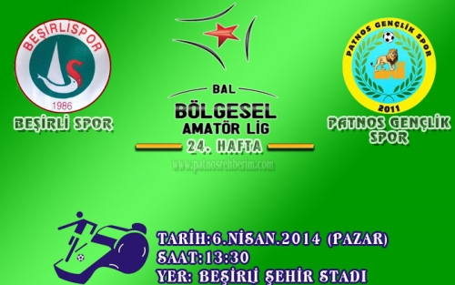 Beşirli Spor - Patnos Gençlik Spor 6 Nisan 2014