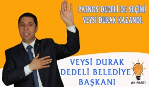 Dedeli Belediye Başkanı: Veysi Durak Se&ccedil;ildi.